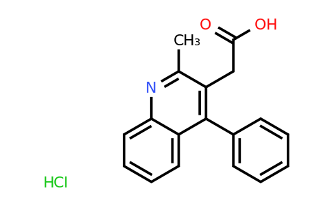 CAS 17401-15-9 | 2-(2-Methyl-4-phenylquinolin-3-yl)acetic acid hydrochloride