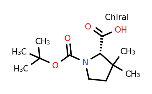 CAS 174060-98-1 | (S)-1-(tert-Butoxycarbonyl)-3,3-dimethylpyrrolidine-2-carboxylic acid