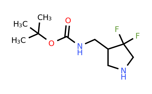 CAS 174073-98-4 | tert-butyl N-[(4,4-difluoropyrrolidin-3-yl)methyl]carbamate