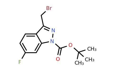 CAS 174180-95-1 | Tert-butyl 3-(bromomethyl)-6-fluoro-1H-indazole-1-carboxylate