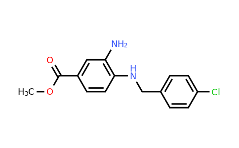 CAS 174422-23-2 | Methyl 3-amino-4-((4-chlorobenzyl)amino)benzoate