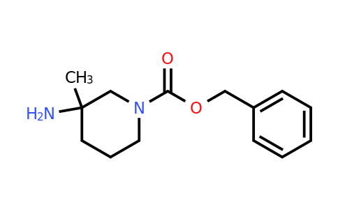 CAS 174543-80-7 | 1-​piperidinecarboxylic acid, 3-​amino-​3-​methyl-​, phenylmethyl ester