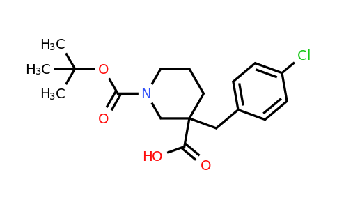 CAS 174606-16-7 | 1-Boc-3-(4-chlorobenzyl)-3-carboxypiperidine