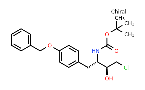 CAS 174801-33-3 | tert-Butyl ((2S,3S)-1-(4-(benzyloxy)phenyl)-4-chloro-3-hydroxybutan-2-yl)carbamate