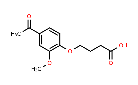 CAS 174884-22-1 | 4-(4-Acetyl-2-methoxyphenoxy)butanoic acid