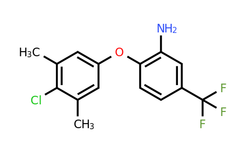 CAS 175134-99-3 | 2-(4-Chloro-3,5-dimethylphenoxy)-5-(trifluoromethyl)aniline