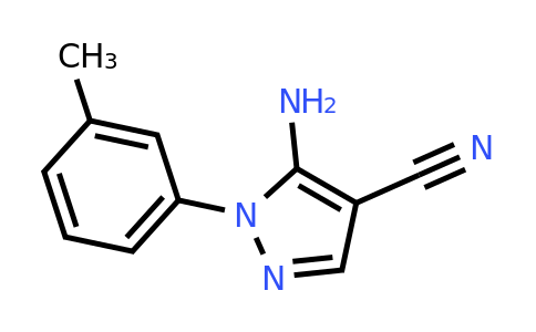 5-amino-1-(m-tolyl)pyrazole-4-carbonitrile