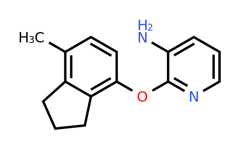 CAS 175136-11-5 | 2-((7-Methyl-2,3-dihydro-1H-inden-4-yl)oxy)pyridin-3-amine