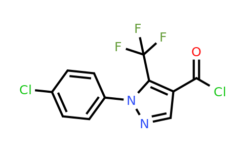 CAS 175137-19-6 | 1-(4-Chlorophenyl)-5-(trifluoromethyl)-1H-pyrazole-4-carbonyl chloride