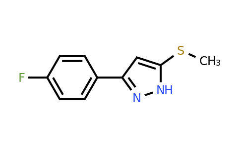 CAS 175137-20-9 | 3-(4-Fluorophenyl)-5-(methylthio)-1H-pyrazole