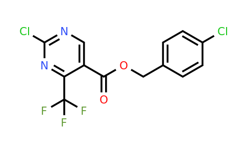 CAS 175137-30-1 | 4-Chlorobenzyl 2-chloro-4-(trifluoromethyl)pyrimidine-5-carboxylate