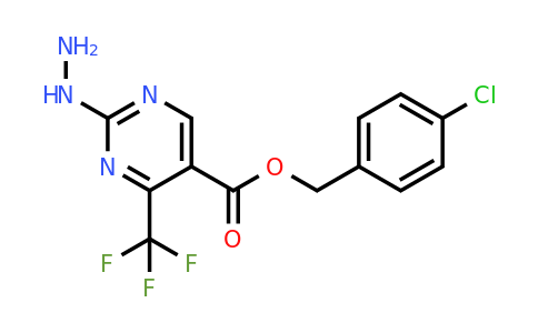 CAS 175137-33-4 | 4-Chlorobenzyl 2-hydrazinyl-4-(trifluoromethyl)pyrimidine-5-carboxylate