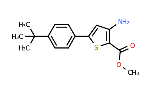 CAS 175201-46-4 | Methyl 3-amino-5-(4-(tert-butyl)phenyl)thiophene-2-carboxylate