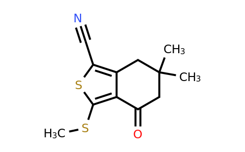 CAS 175202-50-3 | 6,6-Dimethyl-3-(methylthio)-4-oxo-4,5,6,7-tetrahydrobenzo[c]thiophene-1-carbonitrile