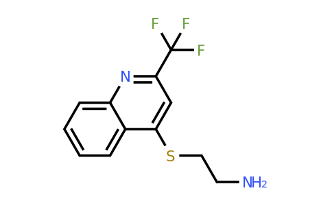 CAS 175203-50-6 | 2-((2-(Trifluoromethyl)quinolin-4-yl)thio)ethanamine