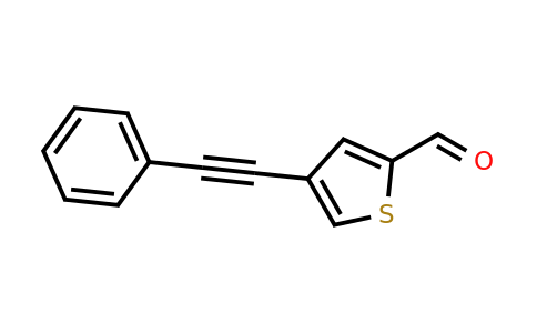 CAS 175203-58-4 | 4-(Phenylethynyl)thiophene-2-carbaldehyde