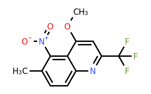 CAS 175203-62-0 | 4-Methoxy-6-methyl-5-nitro-2-(trifluoromethyl)quinoline