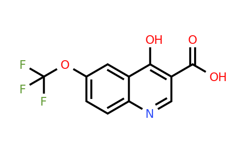 CAS 175203-86-8 | 4-Hydroxy-6-(trifluoromethoxy)quinoline-3-carboxylic acid