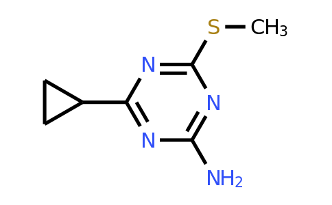 CAS 175204-57-6 | 4-Cyclopropyl-6-(methylthio)-1,3,5-triazin-2-amine