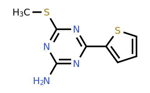 CAS 175204-61-2 | 4-(Methylthio)-6-(thiophen-2-yl)-1,3,5-triazin-2-amine