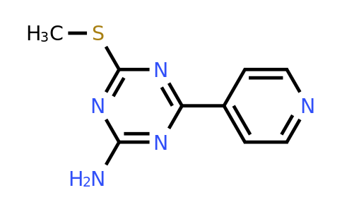 CAS 175204-63-4 | 4-(Methylthio)-6-(pyridin-4-yl)-1,3,5-triazin-2-amine