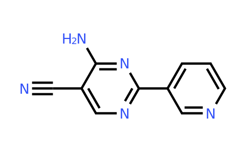 CAS 175205-75-1 | 4-Amino-2-(pyridin-3-yl)pyrimidine-5-carbonitrile