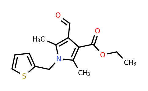 CAS 175276-54-7 | Ethyl 4-formyl-2,5-dimethyl-1-(thiophen-2-ylmethyl)-1H-pyrrole-3-carboxylate