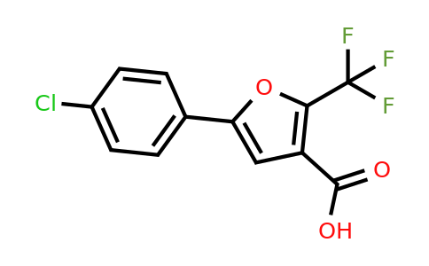 CAS 175276-60-5 | 5-(4-Chlorophenyl)-2-(trifluoromethyl)furan-3-carboxylic acid