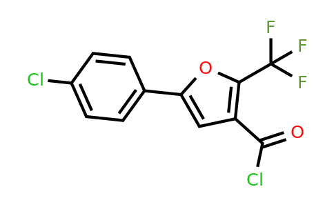 CAS 175276-61-6 | 5-(4-Chlorophenyl)-2-(trifluoromethyl)furan-3-carbonyl chloride