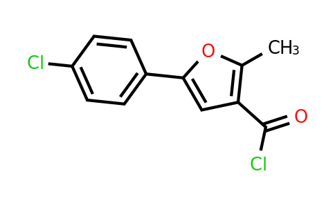 CAS 175276-63-8 | 5-(4-Chlorophenyl)-2-methylfuran-3-carbonyl chloride