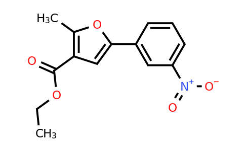 CAS 175276-71-8 | Ethyl 2-methyl-5-(3-nitrophenyl)furan-3-carboxylate