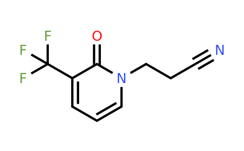 CAS 175277-60-8 | 3-(2-Oxo-3-(trifluoromethyl)pyridin-1(2H)-yl)propanenitrile