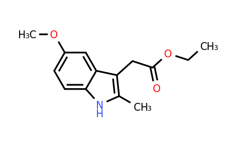 CAS 17536-38-8 | ethyl 2-(5-methoxy-2-methyl-1H-indol-3-yl)acetate