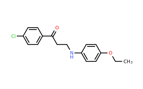 CAS 175783-75-2 | 1-(4-Chlorophenyl)-3-((4-ethoxyphenyl)amino)propan-1-one