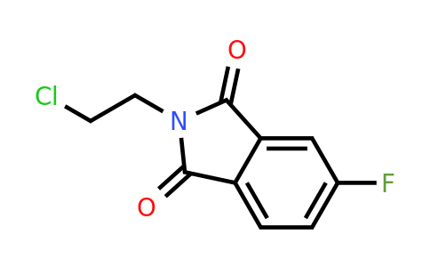 CAS 176200-91-2 | 2-(2-Chloroethyl)-5-fluoroisoindoline-1,3-dione