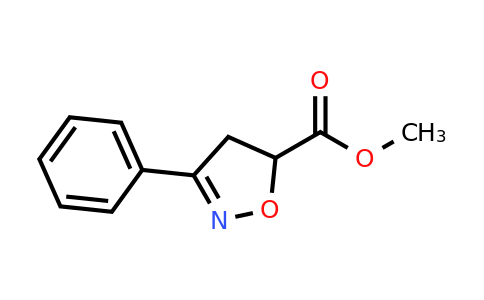 CAS 17647-39-1 | methyl 3-phenyl-4,5-dihydro-1,2-oxazole-5-carboxylate
