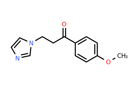 CAS 176645-85-5 | 3-(1H-imidazol-1-yl)-1-(4-methoxyphenyl)propan-1-one