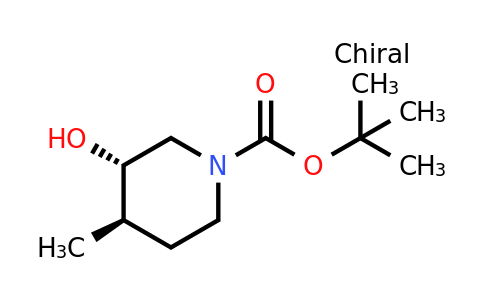 CAS 176966-87-3 | tert-butyl (3S,4R)-3-hydroxy-4-methyl-piperidine-1-carboxylate