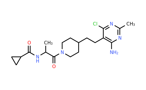 CAS 1770799-44-4 | N-(1-{4-[2-(4-amino-6-chloro-2-methylpyrimidin-5-yl)ethyl]piperidin-1-yl}-1-oxopropan-2-yl)cyclopropanecarboxamide