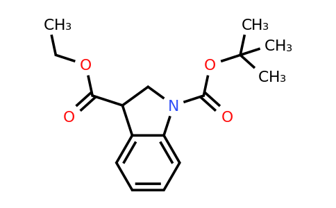 CAS 177200-89-4 | 1-tert-Butyl 3-ethyl indoline-1,3-dicarboxylate
