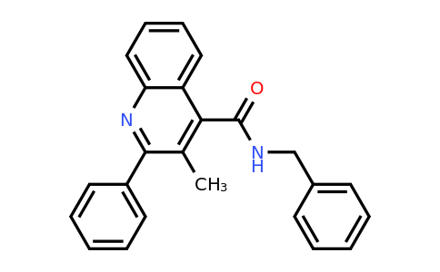 CAS 177360-28-0 | N-Benzyl-3-methyl-2-phenylquinoline-4-carboxamide