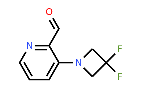 CAS 1774895-80-5 | 3-(3,3-Difluoroazetidin-1-yl)picolinaldehyde