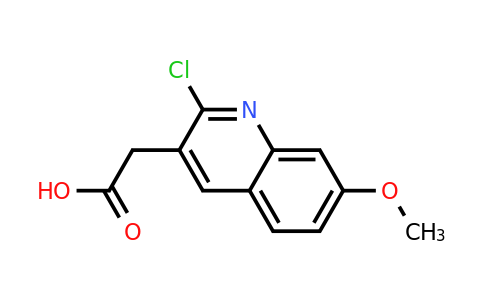 CAS 1774899-55-6 | 2-(2-Chloro-7-methoxyquinolin-3-yl)acetic acid