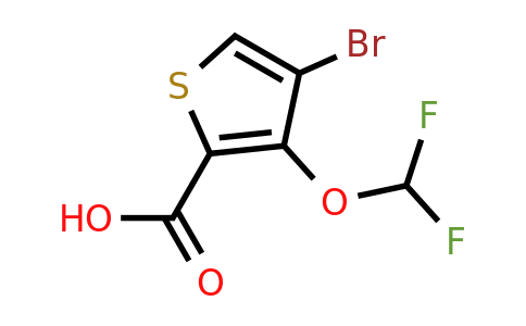 CAS 1774902-95-2 | 4-Bromo-3-(difluoromethoxy)thiophene-2-carboxylic acid