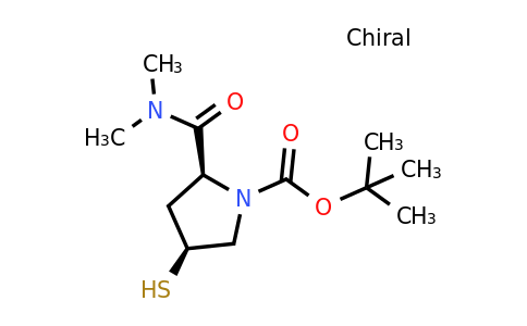 CAS 177615-44-0 | (2S,4S)-tert-Butyl 2-(dimethylcarbamoyl)-4-mercaptopyrrolidine-1-carboxylate