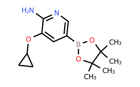 CAS 1776946-59-8 | 3-Cyclopropoxy-5-(4,4,5,5-tetramethyl-1,3,2-dioxaborolan-2-YL)pyridin-2-amine