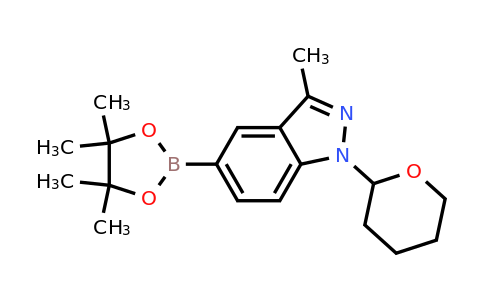 CAS 1777783-16-0 | 3-methyl-1-(tetrahydro-2H-pyran-2-yl)-5-(4,4,5,5-tetramethyl-1,3,2-dioxaborolan-2-yl)-1H-indazole