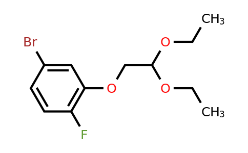 CAS 1777895-41-6 | 4-bromo-2-(2,2-diethoxyethoxy)-1-fluorobenzene