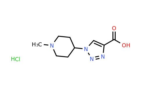 CAS 1779123-58-8 | 1-(1-methylpiperidin-4-yl)-1H-1,2,3-triazole-4-carboxylic acid hydrochloride