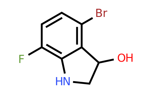 CAS 1779123-84-0 | 4-Bromo-7-fluoroindolin-3-ol